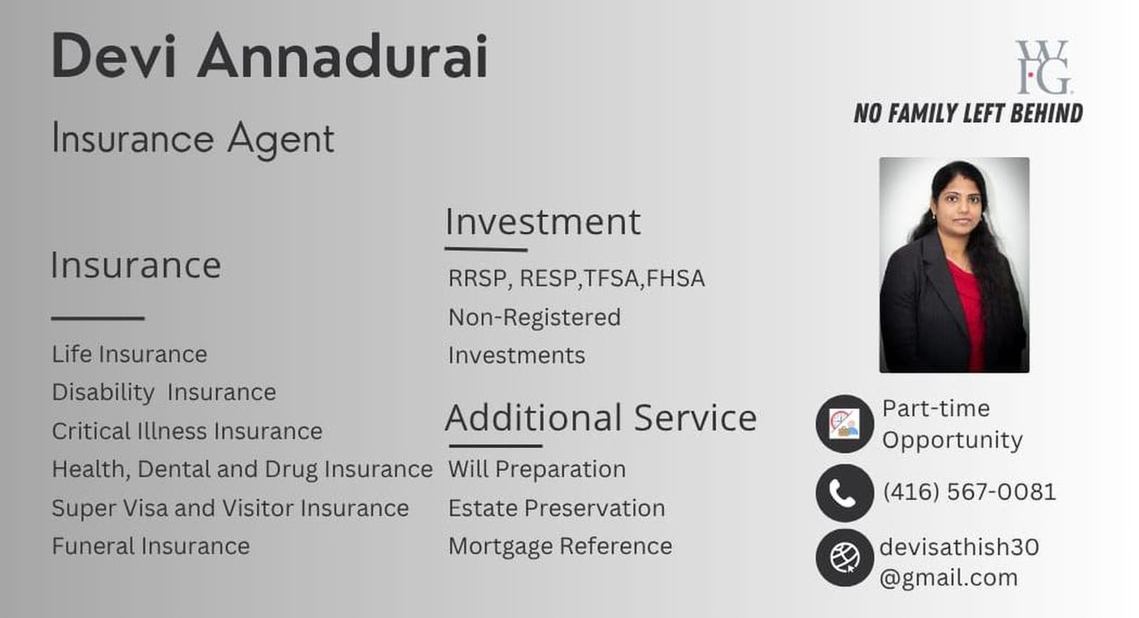 Devi Annadurai - Insurance Agent Logo