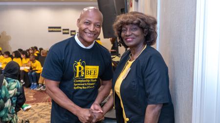 SBOC Founder Julie Spence with Guest Speaker, Errol Lee at the 37th Championship